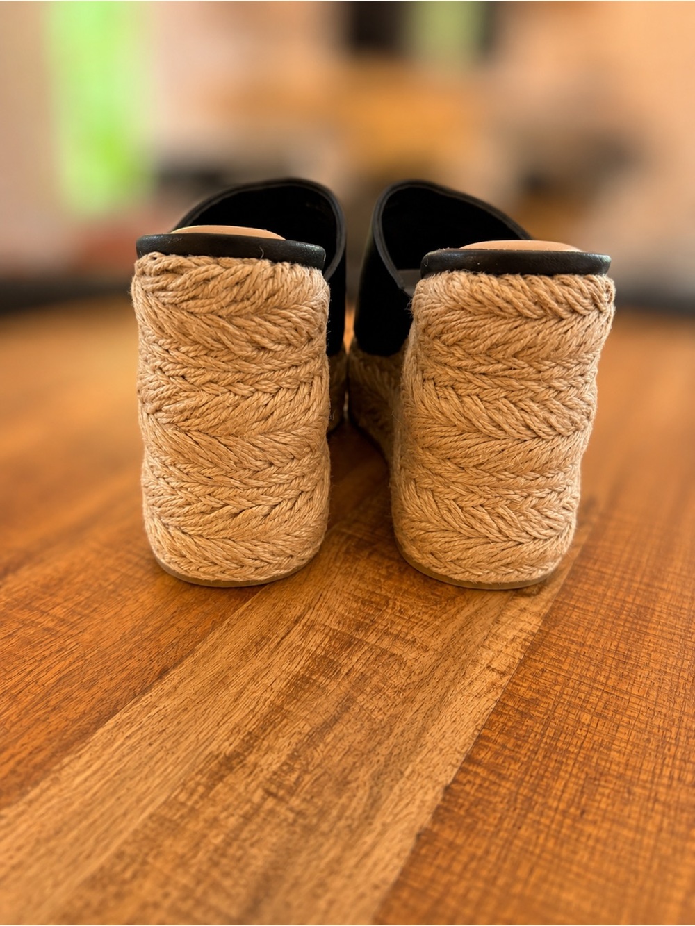 I.N.C. International Concepts Cicily Espadrille Wedge Sandals in Black, Size 9.5 - Picture 5 of 6